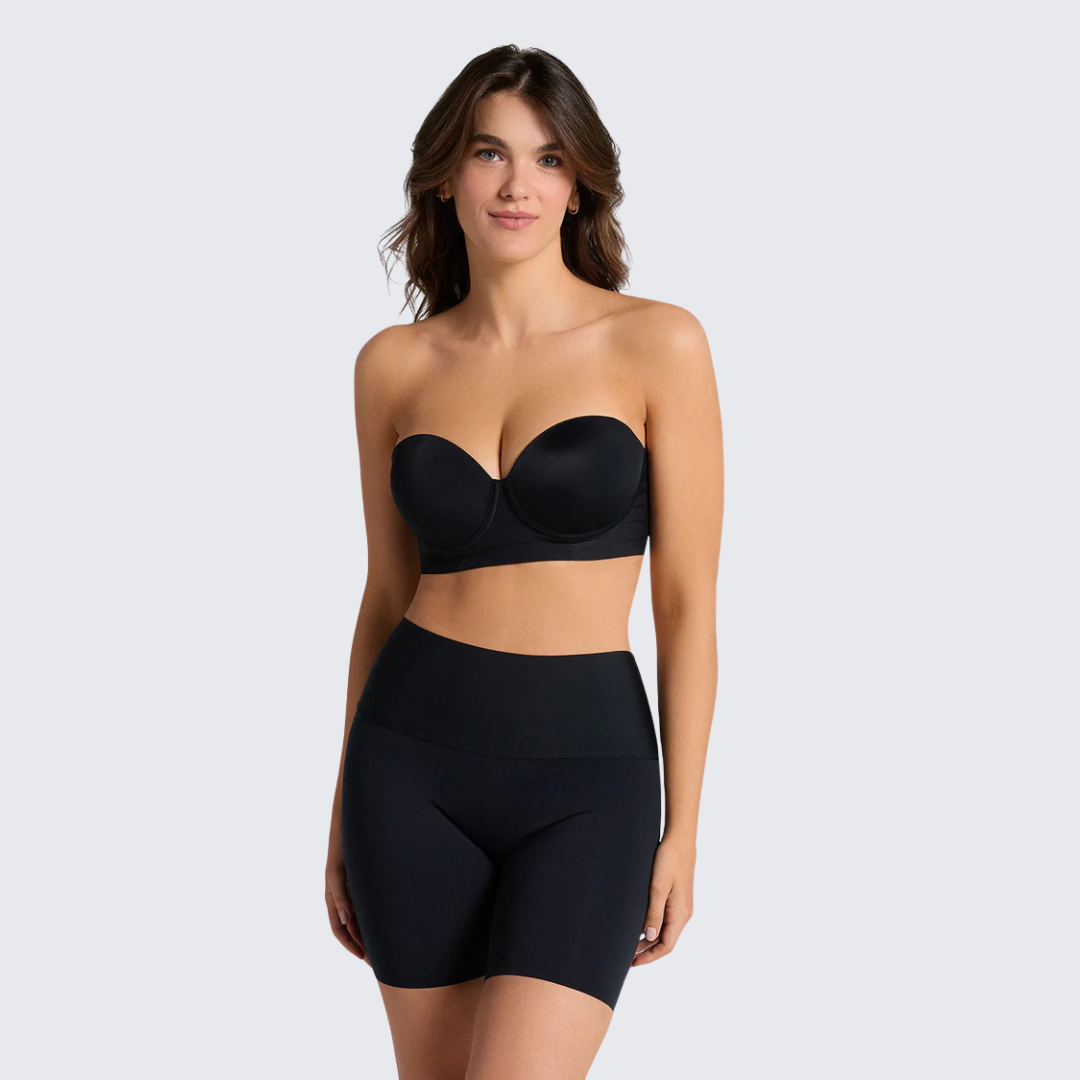 Nahtlose Bauchweg-Shorts