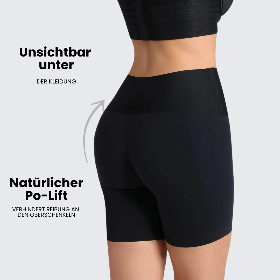 Nahtlose Bauchweg-Shorts