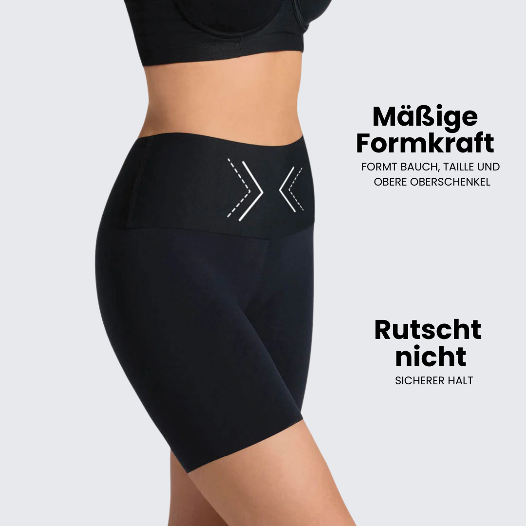 Nahtlose Bauchweg-Shorts