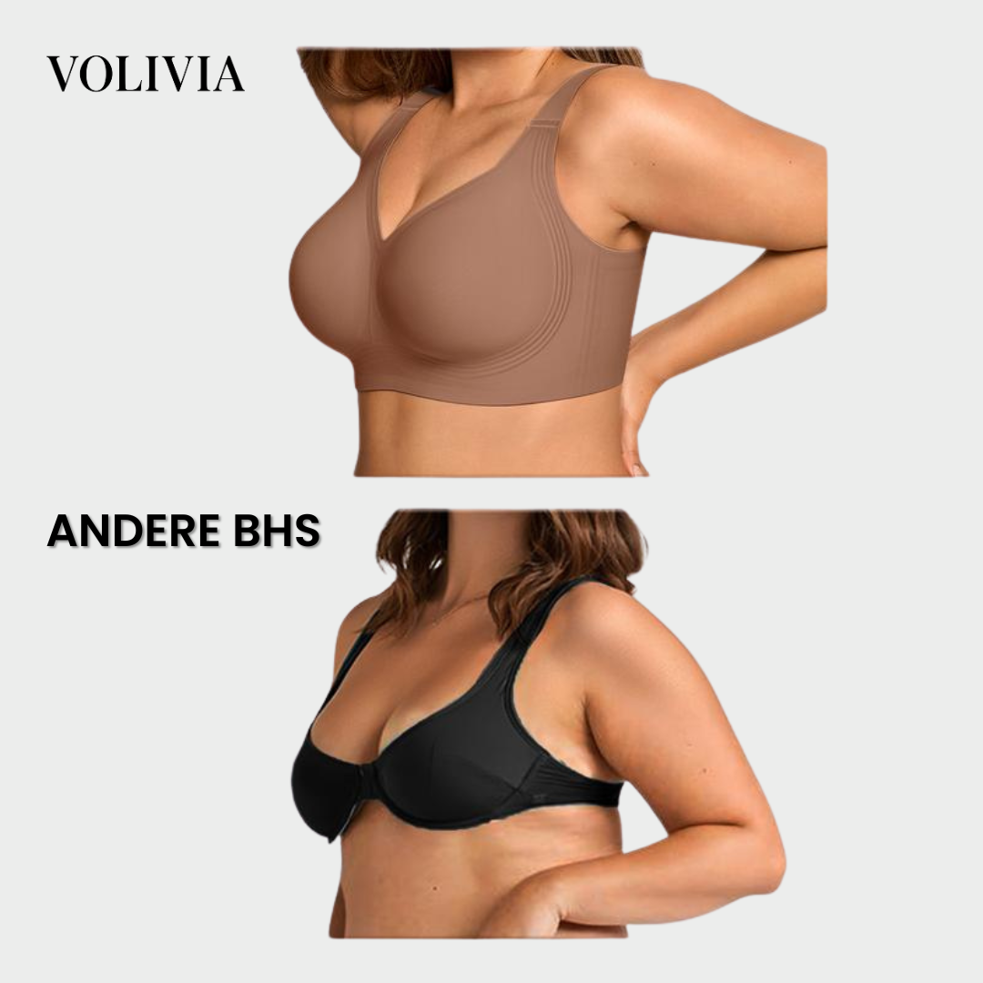 Push-up-BH ohne Bügel mit voller Abdeckung