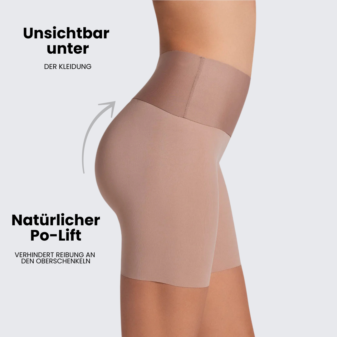 Nahtlose Bauchweg-Shorts
