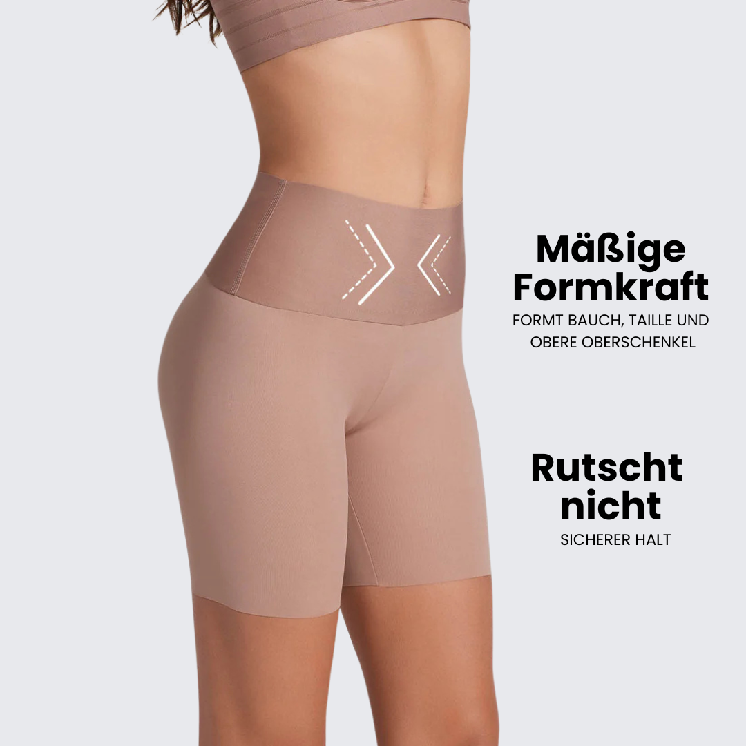 Nahtlose Bauchweg-Shorts