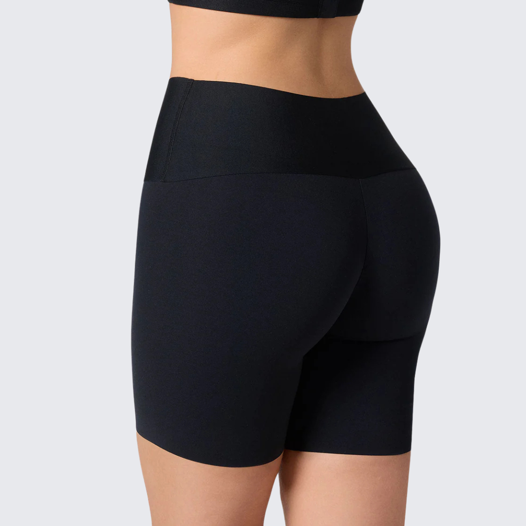 Nahtlose Bauchweg-Shorts